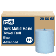 Rouleau essuie-mains bleu advanced 2 plis Tork photo du produit