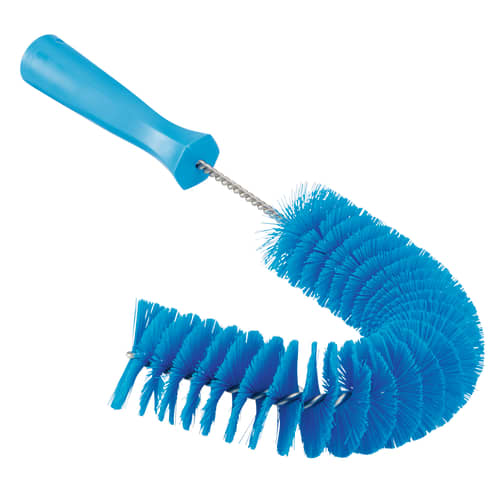 Écouvillon flexible fibres médium alimentaire Ø5,5cm 36cm bleu Vikan photo du produit front L
