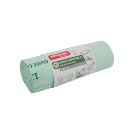 Housses conteneur 240L vert 18µ sans lien Alfapac