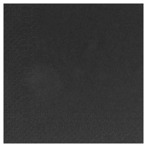 Serviette papier 2 plis Manufacture de l'Éphémère 20 x 20 cm ébène photo du produit front L
