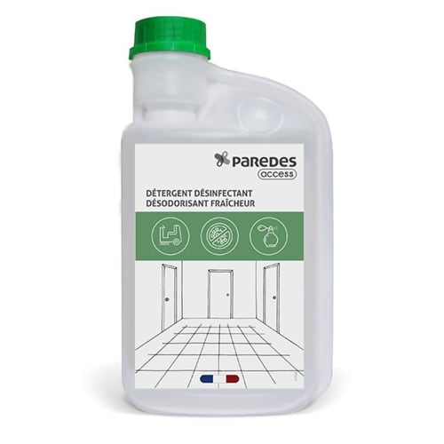 Détergent Désinfectant Désodorisant Fraîcheur Paredes Access flacon doseur de 1L photo du produit front L