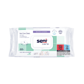 Lingettes nettoyantes Seni Care paquet de 68