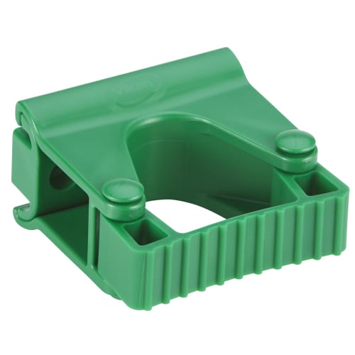 Support mural 1 clip alimentaire PLP 8,2cm vert Vikan photo du produit front L