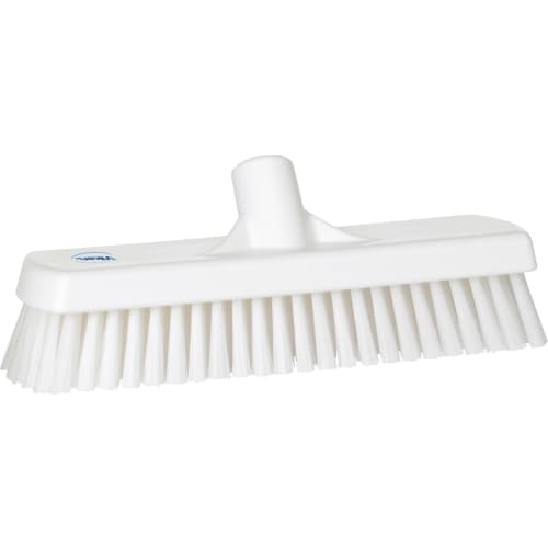 Balai lave-pont fibres dures alimentaire PLP 30,5cm blanc Vikan photo du produit front L