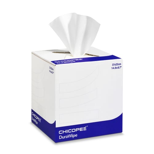 Essuyage non tissé Durawipe plus blanc 33 x 22 cm Chicopée photo du produit front L