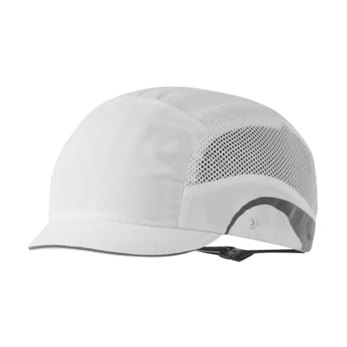 Casquette antichoc JSP lègère HardCap Aerolite® Lightweight, blanche photo du produit front L
