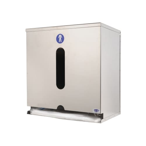 Distributeur inox de blouses et combinaisons Jurine photo du produit front L
