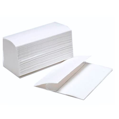 Essuie-mains pliés V blanc Paredes 23 x 24 cm 2 plis 200 formats Paredes photo du produit front L