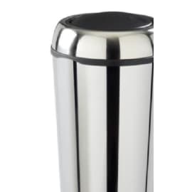 Poubelle métal à couvercle basculant 50L Rossignol