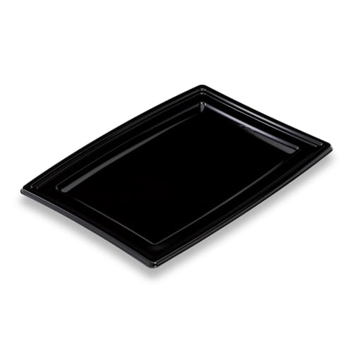 Plateau buffet plastique noir 360 x 253mm Alphaform photo du produit front L