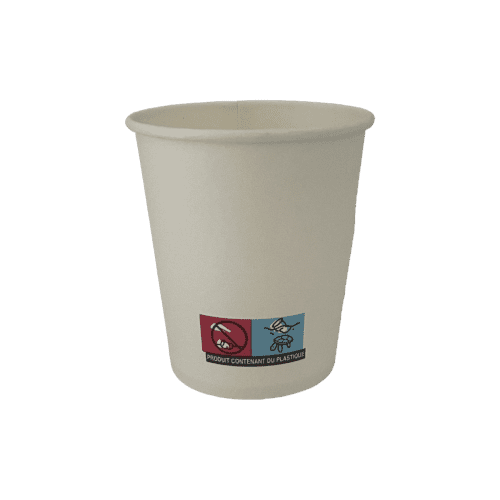 Gobelet compostable blanc 20cl Alphaform photo du produit front L