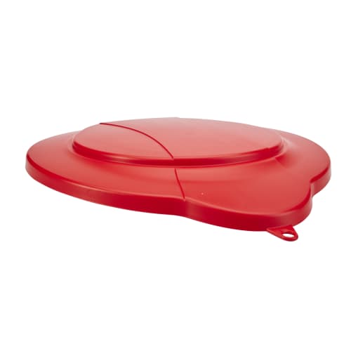 Couvercle pour seau 12L alimentaire PLP rouge Vikan photo du produit front L