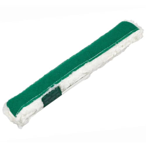 Mouilleur Pad tissu mixte fermeture scratch blanc 45cm Unger photo du produit front L