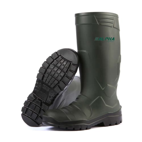 Botte de sécurité Dikamar ALPHA TRACE® PU S5 CI SRC Vert/Noir pointure 45 photo du produit front L