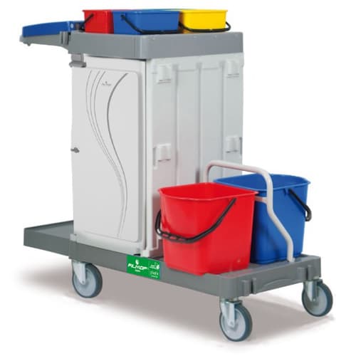 Chariot de ménage Alpha 6102 avec roues standards Filmop photo du produit front L