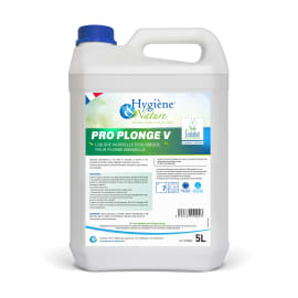 Liquide vaisselle plonge manuelle Ecolabel Hygiène et Nature Pro Plonge V bidon de 5L