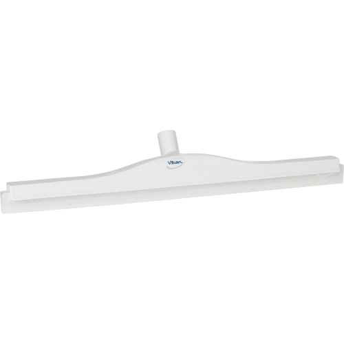 Raclette double lame pivotante alimentaire PLP caoutchouc 60cm blanc Vikan photo du produit front L