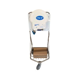 Centrale d'hygiène Evolution PROP 2 produits sur chariot inox avec pistolet et tuyau 15 m