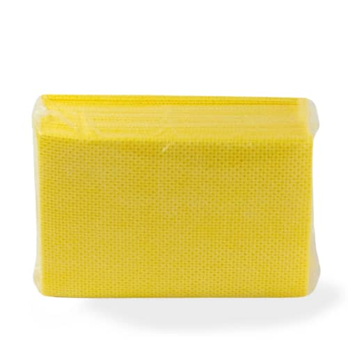 Lavette non tissée ajourée jaune grand format Paredes photo du produit front L