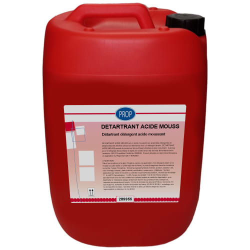 Détartrant acide mouss PROP bidon de 23kg photo du produit front L