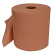 Bobine d'essuyage orangée Paredes 1000 formats 21x30cm Ecolabel photo du produit