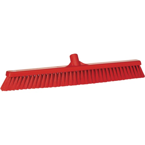 Balai fibres souples alimentaire PLP 61cm rouge Vikan photo du produit front L