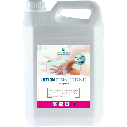 Lotion désinfectante First Clean bidon de 5L photo du produit front L