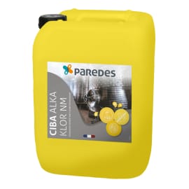 Dégraissant désinfectant chloré non moussant Paredes CIBA ALKA KLOR NM bidon de 23kg