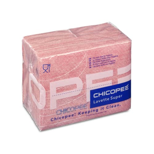 Lavette non tissée Super rose 80g/m² 51 x 36 cm Chicopée photo du produit front L