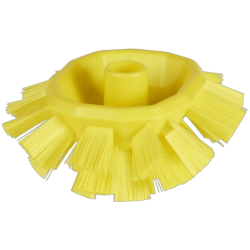 Brosse à cuves, 19 cm, Fibres dures alimentaire, Jaune, Vikan photo du produit front L