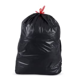 Sacs poubelle 30L noir 21µ lien coulissant Paredes
