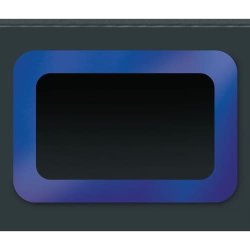 Cadre pour poubelle 3 flux Amsterdam 40L bleu Medial photo du produit front L