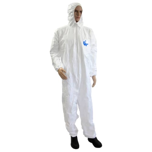 Combinaison Tyvek type 5-6 à cagoule blanc taille XXL Indutex photo du produit front L
