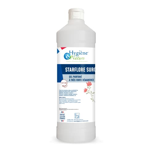 Gel surodorant fraise Hygiène et Nature Starflore Surodorant flacon de 1L photo du produit front L
