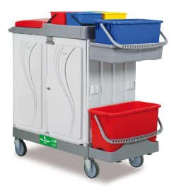 Chariot de ménage Alpha 8111 avec roues standards Filmop