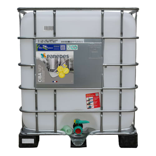 Dégraissant désinfectant fort non moussant Paredes CIBA NEP conteneur de 1241kg photo du produit front L