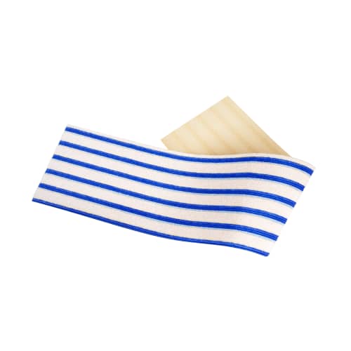 Bandeau microfibre Dispomop 3D blanc/bleu 11,5 x 50 cm Decitex photo du produit front L