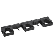 Support mural 3 clips alimentaire PLP 42cm noir Vikan photo du produit
