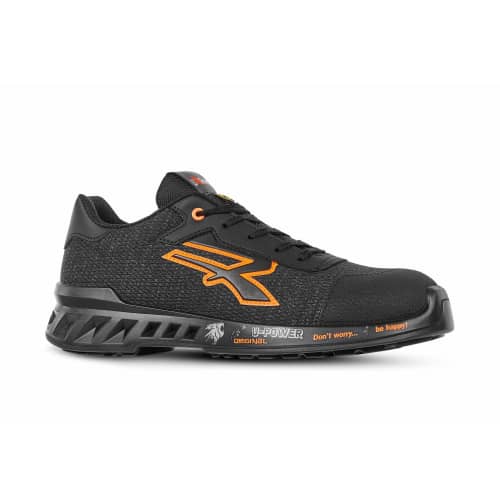 Chaussures de sécurité basses U-Power Bruce S1P SRC ESD Ultra légère noir pointure 42 photo du produit front L