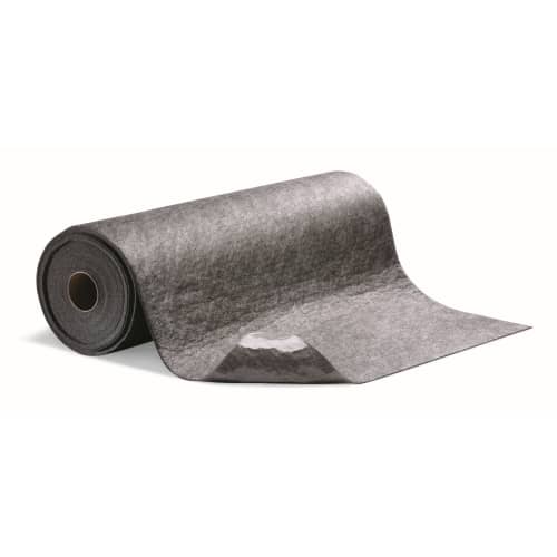 Tapis absorbant et adhésif en rouleau Pig® Grippy® gris double épaisseur 91 cm x 15,3 m photo du produit front L
