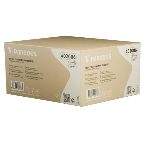 Essuyage non tissé Néolis bleu 35 x 42 cm Paredes photo du produit front L