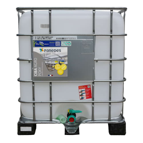 Désinfectant oxydant non moussant Paredes CIBA AGRO POXY conteneur de 1215kg photo du produit front L