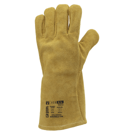 Gants de soudure lourde Coverguard Euroweld 330 croûte vachette orange dorée taille 10 photo du produit