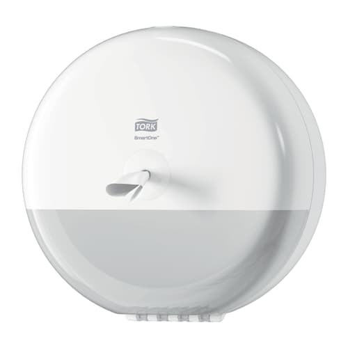 Distributeur de papier toilette rouleaux géant Smartone à dévidage central blanc Tork photo du produit front L