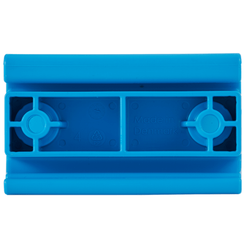 Support mural 1 clip alimentaire PLP 8,2cm bleu Vikan photo du produit Back View L