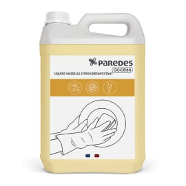 Liquide vaisselle plonge manuelle désinfectant Paredes Access bidon de 5L
