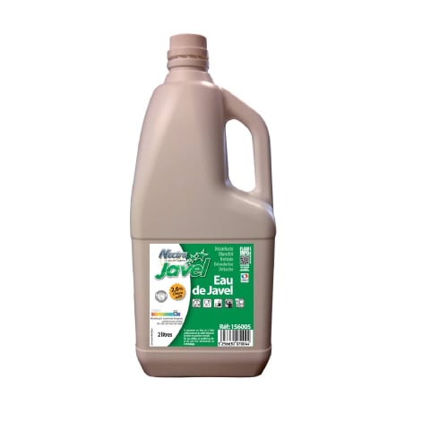Eau de javel à 2,6% de chlore actif Nectra bidon de 2L photo du produit front L