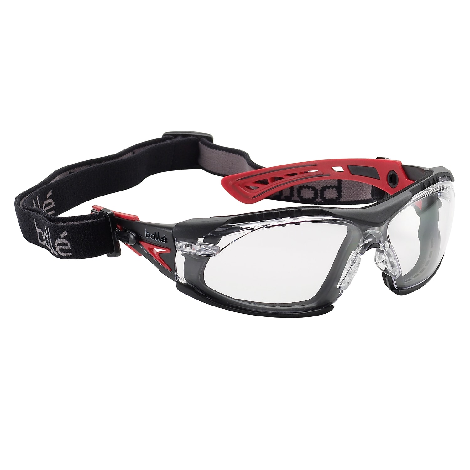 Lunettes de protection Bolle Safety hybride RUSH+ ASSEMBLED incolore photo du produit