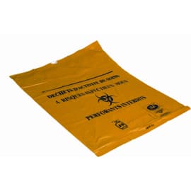 Sac plastique DASRI 50L jaune NF X