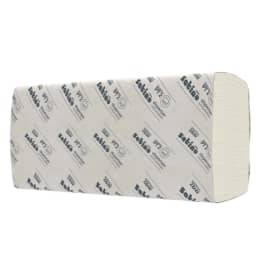 Essuie-mains plié W blanc 3 plis 20,6 x 32 cm Satino by Wepa